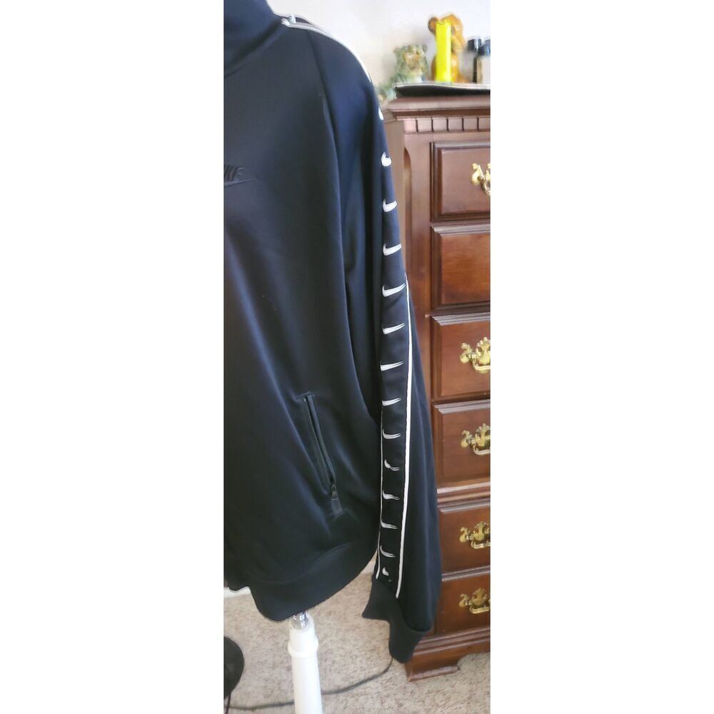 NIKE SWOOSH MENS TAPED TRACK JACKET - Picture 4 of 9